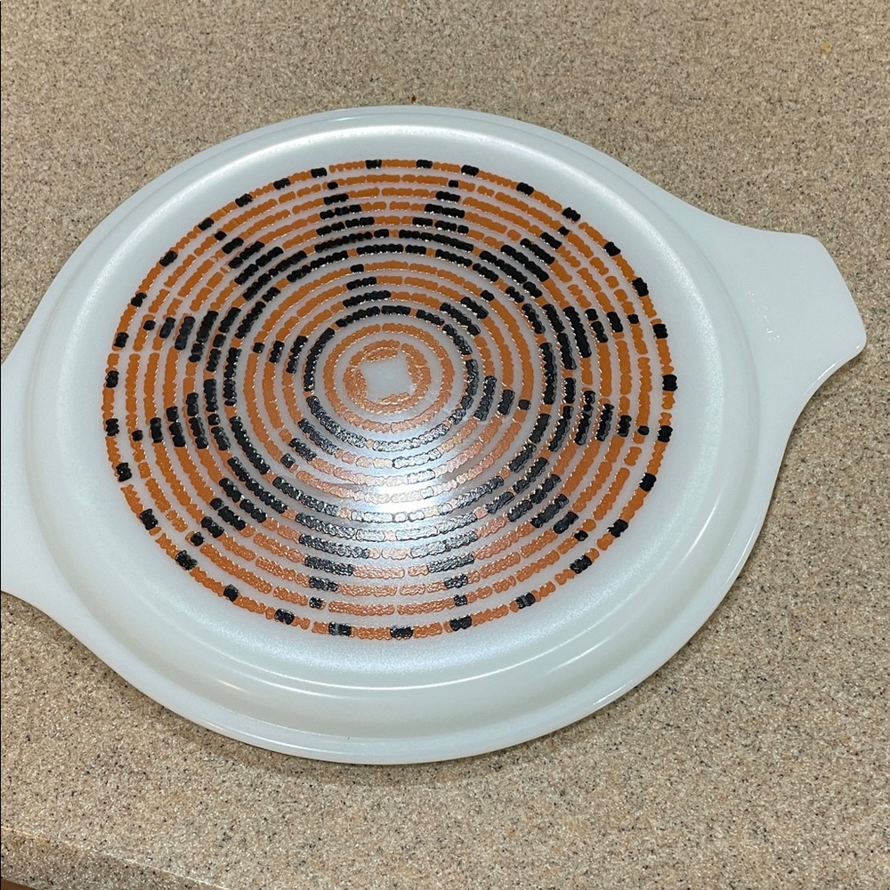 Lid Only -Pueblo Design for Pyrex 2 1/2 Quart Casserole Dish